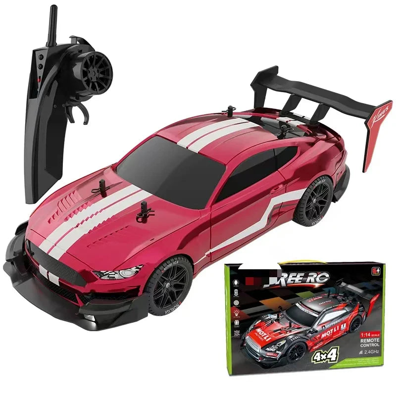 HKM-121811 Remote Control Drift Car 2.4G 1/14 Scale Electric Four Wheel Drive 20km/h for Indoor and Outdoor Use