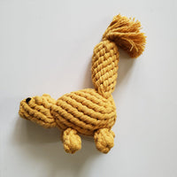 HKM-1218237 Cotton Rope Molar Toy Ball for Dogs - Teeth Cleaning and Bite Resistant