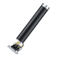 HKM-121875 Rechargeable Electric Hair Clipper with Gold Steel Blade, 10W Power, and Four Length Combs