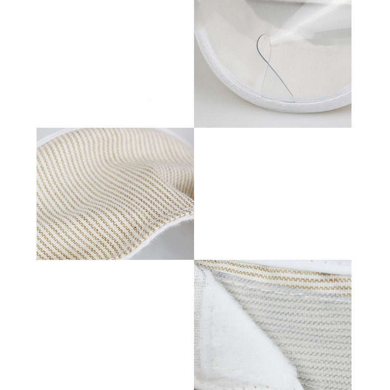 HKM-1219005 Transparent Cat Eye Anti-Bite Cleaning Mask for Cats - PVC and Cotton, White, Size S/M Available