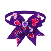 HKM-1219261 Candy Color Pet Bow Tie Accessory ¨C Spring and Autumn Use, Various Patterns Available