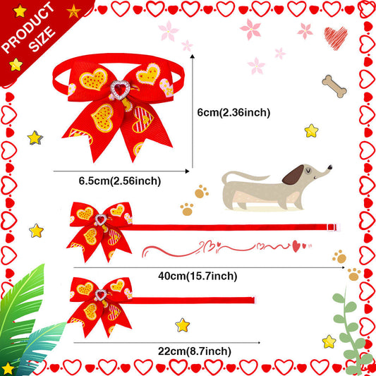 HKM-1219261 Candy Color Pet Bow Tie Accessory ¨C Spring and Autumn Use, Various Patterns Available