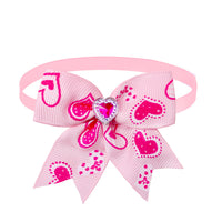 HKM-1219261 Candy Color Pet Bow Tie Accessory ¨C Spring and Autumn Use, Various Patterns Available