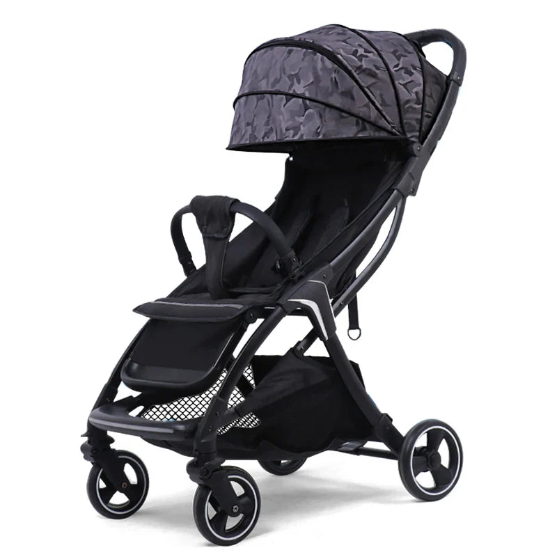 HKM-122003 Portable Baby Stroller with Aluminium Alloy Frame for Ages 0-3