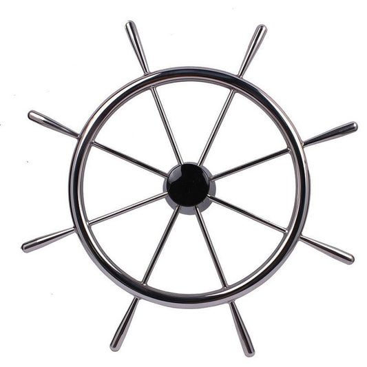HKM-122003 Stainless Steel Steering Wheel for Yacht Accessories - Durable Marine Hardware
