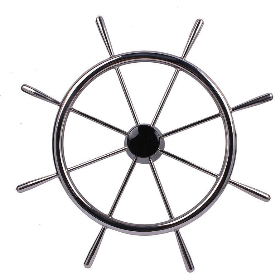 HKM-122003 Stainless Steel Steering Wheel for Yacht Accessories - Durable Marine Hardware