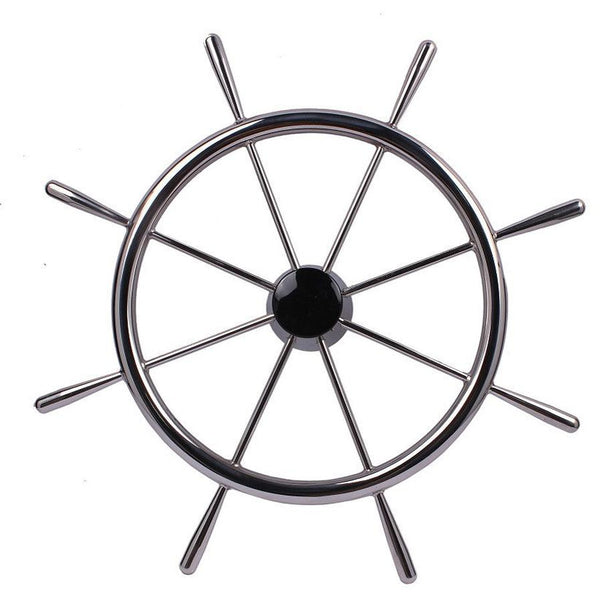 HKM-122003 Stainless Steel Steering Wheel for Yacht Accessories - Durable Marine Hardware