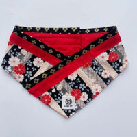 HKM-1220797 Japanese Style Pet Scarf Bib - Various Sizes & Color Options Available