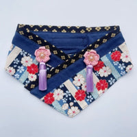 HKM-1220797 Japanese Style Pet Scarf Bib - Various Sizes & Color Options Available