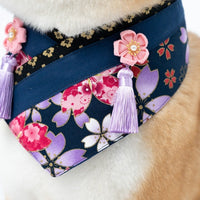 HKM-1220797 Japanese Style Pet Scarf Bib - Various Sizes & Color Options Available