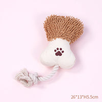 HKM-1222845 Durable Cotton Rope Dog Toy with Sound, Molar Teeth Cleaning & Knot Training Features