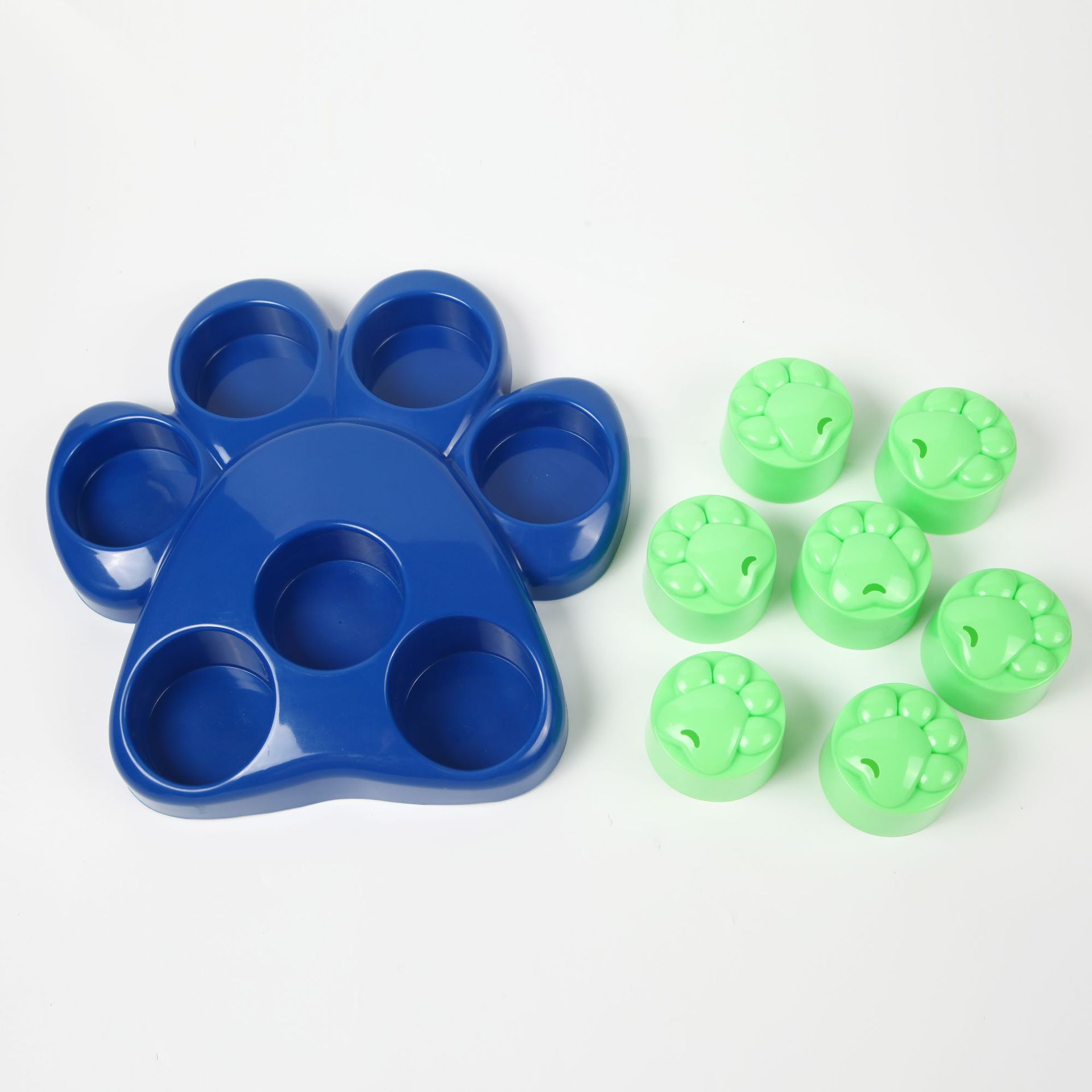 HKM-1223357 Anti-Choke Dog Toys in Claw and Bone Shapes - Durable Plastic Pet Tableware