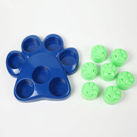 HKM-1223357 Anti-Choke Dog Toys in Claw and Bone Shapes - Durable Plastic Pet Tableware