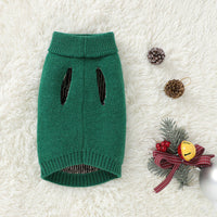 HKM-1223741 Festive Red and Green Dog Sweater for Holiday Cheer