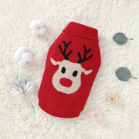 HKM-1223741 Festive Red and Green Dog Sweater for Holiday Cheer