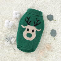 HKM-1223741 Festive Red and Green Dog Sweater for Holiday Cheer