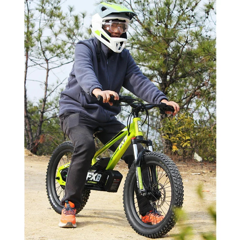 HKM-122387 20-Inch Kids' Electric Balance Bike with Aluminium Frame, 3-Speed, Disc Brake, Suitable for Ages 3-15