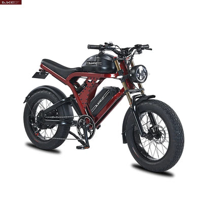 HKM-122515 Akez King Kong 52V 1500W Electric Bike with Dual Batteries – Long-Range 55Ah E-Bike for Adults