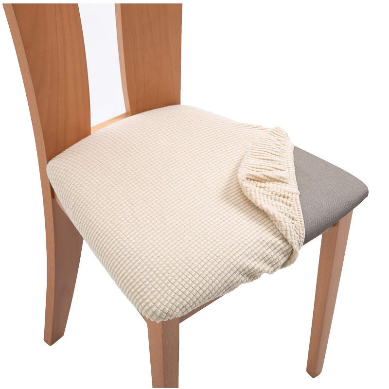 HKM-122515 Square Chair Cushion Cover in Various Colors, Made from 90% Polyester and 10% Spandex - Modern Pineapple Grid Design