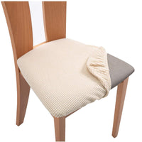 HKM-122515 Square Chair Cushion Cover in Various Colors, Made from 90% Polyester and 10% Spandex - Modern Pineapple Grid Design