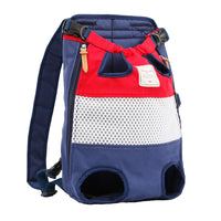 HKM-1225405 Durable Canvas Pet Outing Backpack with Breathable Mesh and Adjustable Straps