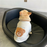 HKM-1227325 Cozy Rainbow Plaid Plush Vest for Dogs - Ideal for Autumn and Winter, Available in Multiple Sizes