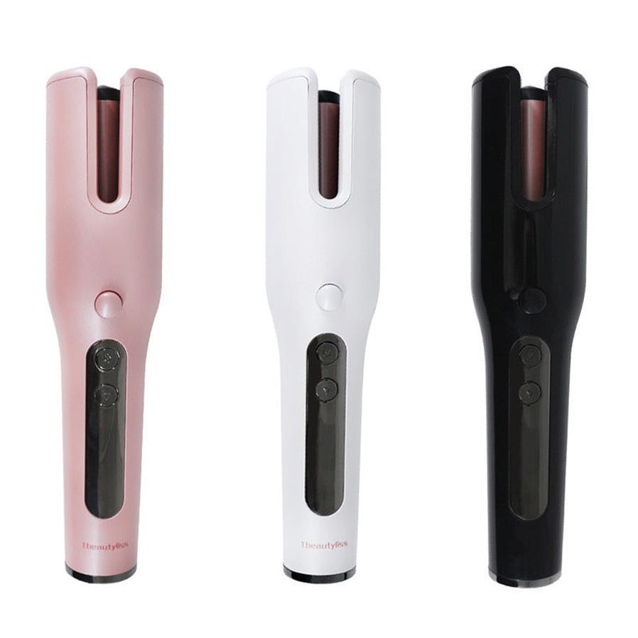 HKM-122771 Fully Automatic Wireless Curling Iron with LCD Display and Adjustable Temperature