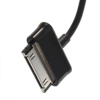 HKM-122835 Charging Data Cable for Samsung GALAXY Tab P1000 & P3100 - 1 Meter, Black