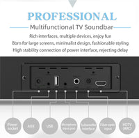 HKM-122963 70W Wireless Sound Bar with Subwoofer - Home Theater Surround Sound System, Multi-Function Audio, and Custom Sound Modes