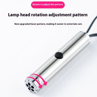HKM-1229757 Laser Pattern Cat Pen Toy for Fun Interactive Play