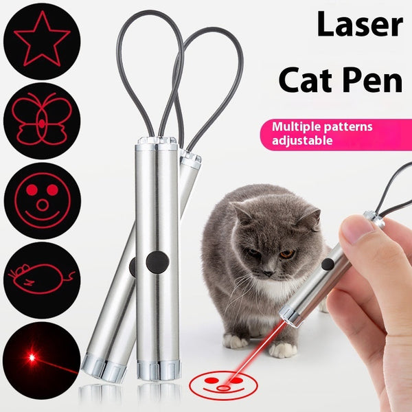 HKM-1229757 Laser Pattern Cat Pen Toy for Fun Interactive Play
