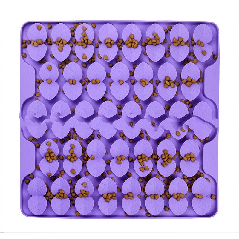 HKM-1230781 Silicone Suction Cup Dog Licking Pad with Food Compartments, 414mm