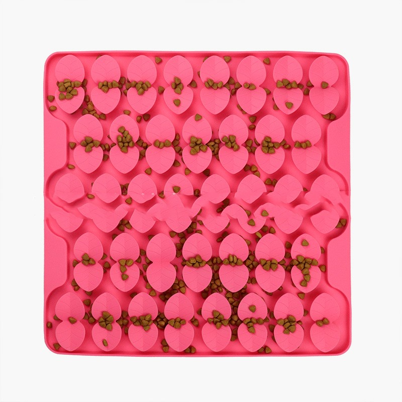 HKM-1230781 Silicone Suction Cup Dog Licking Pad with Food Compartments, 414mm