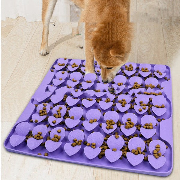 HKM-1230781 Silicone Suction Cup Dog Licking Pad with Food Compartments, 414mm