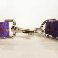HKM-1230909 Purple Halloween Pet Set Dog Collar for Fashionable Pets