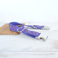 HKM-1230909 Purple Halloween Pet Set Dog Collar for Fashionable Pets