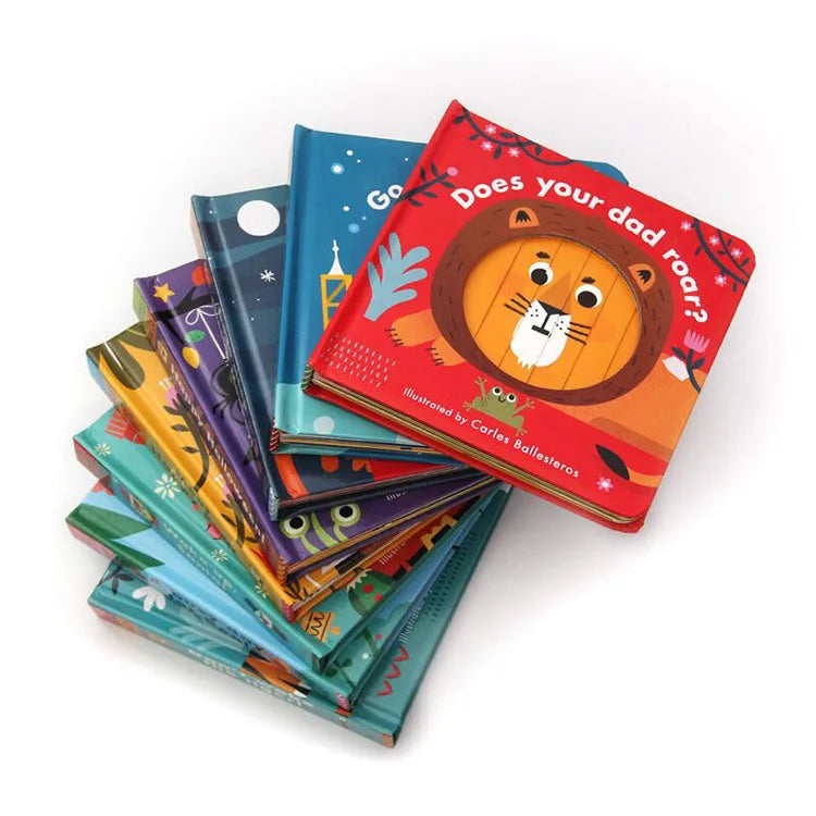 HKM-123091 Children's Square Board Book Printing Service - Custom Board Books for Kids