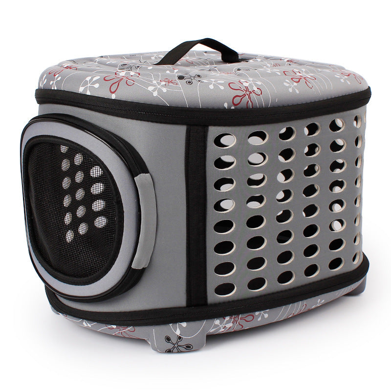 HKM-1231165 Portable Foldable EVA Handbag for Easy Pet Travel - Ideal for Dogs and Cats