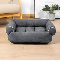 HKM-1232957 Cozy Plush Dog Sofa Bed Sleeping Bag Kennel for Cats and Puppies in Various Colors and Sizes