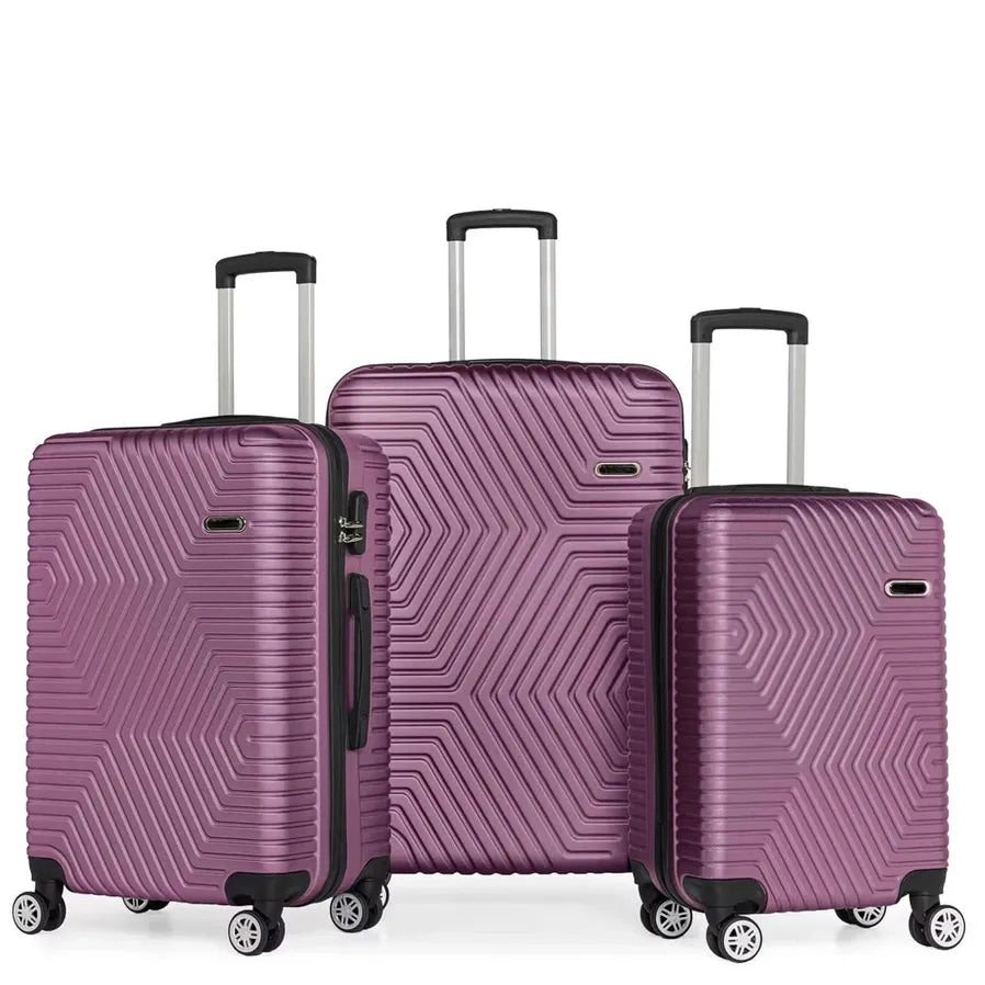 HKM-123347 Expandable Trolley Suitcase and Duffel Bag Set with Wheels for Travel
