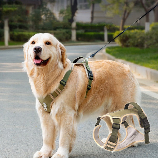 HKM-1233981 Durable Oxford Cloth Pet Harness with Rope for Dogs (4kg-24kg) in Multiple Colors