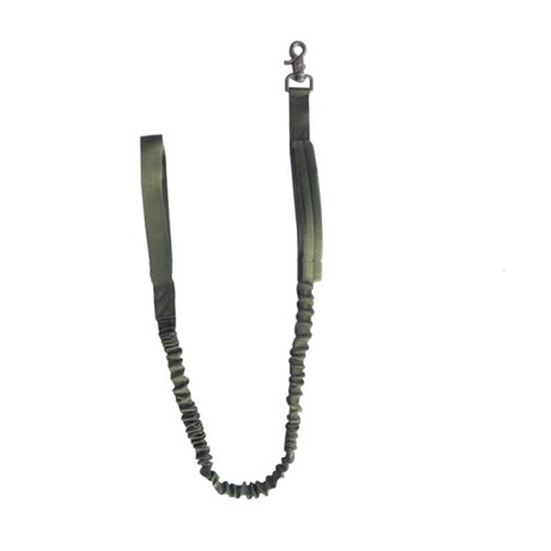 HKM-1234493 Tactical Elastic Leash and Harness Set for Pets - Nylon, Multiple Colors Available