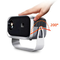 HKM-123475 1080P WiFi Mini Short Throw Projector for Home Cinema and Kids Entertainment