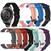 HKM-123475 Galaxy Watch 42mm Compatible Diamond Particle Silicone Strap - Various Colors Available