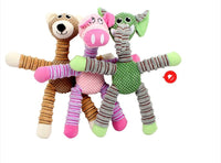 HKM-123475 Plush Chew Squeaky Dog Toy - Sounding Plush Toys for Small to Large Dogs