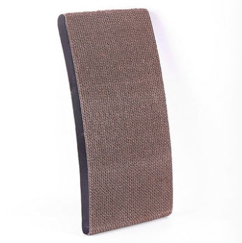HKM-1234877 Durable Corrugated Cat Scratch Board with Solid Wood Frame - 55 x 32.5 x 13 cm