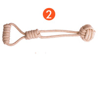 HKM-1235517 Cotton Rope Tooth Cleaning Toy for Puppies – Effective Molar and Teething Fun