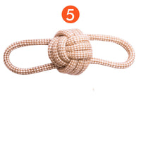 HKM-1235517 Cotton Rope Tooth Cleaning Toy for Puppies – Effective Molar and Teething Fun
