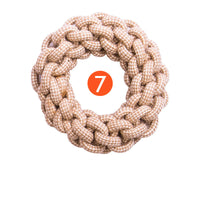 HKM-1235517 Cotton Rope Tooth Cleaning Toy for Puppies – Effective Molar and Teething Fun