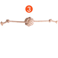 HKM-1235517 Cotton Rope Tooth Cleaning Toy for Puppies – Effective Molar and Teething Fun